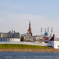 Вид на казанский Кремль с моста