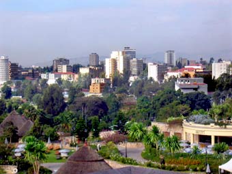 Панорама Аддис Абебы